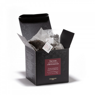 Tè Dammann Frères 4 Frutti Rossi 25 bustine di Cristallo