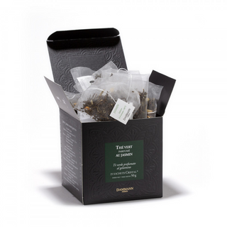 Dammann Frères Green Tea Green with Jasmine 25 Cristal Teabags