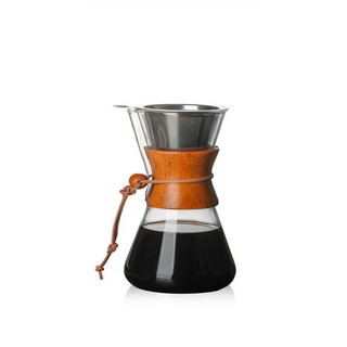Caffettiera tipo Chemex con filtro 400 ml