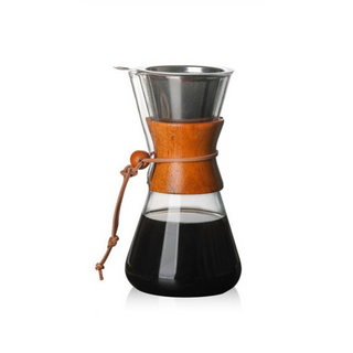 Caffettiera Tipo Chemex con Filtro 600 Ml