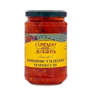 Pomodorini ciliegino rosso semidisidratato (pomodoro tondo siciliano) 290 gr