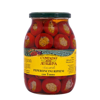 Peperoni piccanti ripieni al tonno - 1kg