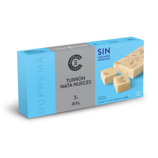 Torrone crema di noci senza zucchero 200 gr