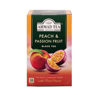 Té Negro Ahmad Peach & Passion Fruit (20 Sachets)