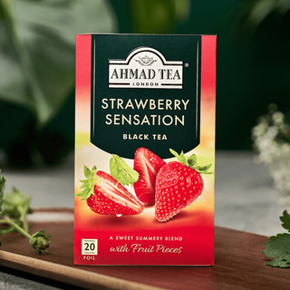 Tè Nero alla fragola Ahmad Strawberry Sensation (20 bustine)