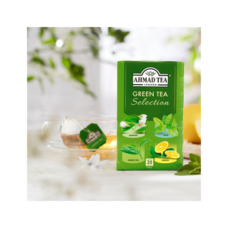 Ahmad Tea Green Selection 4 Varietà (20 Bustine)