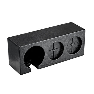 Three-Hole Plastic Filter Holder | Black