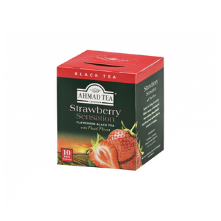 Tè Nero alla fragola Ahmad Strawberry Sensation (10 Bustine)