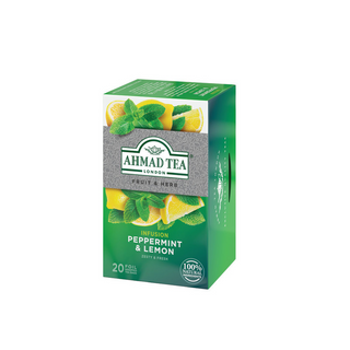 Infuso Ahmad Menta Piperita e Limone (Scatola 20 Unità)